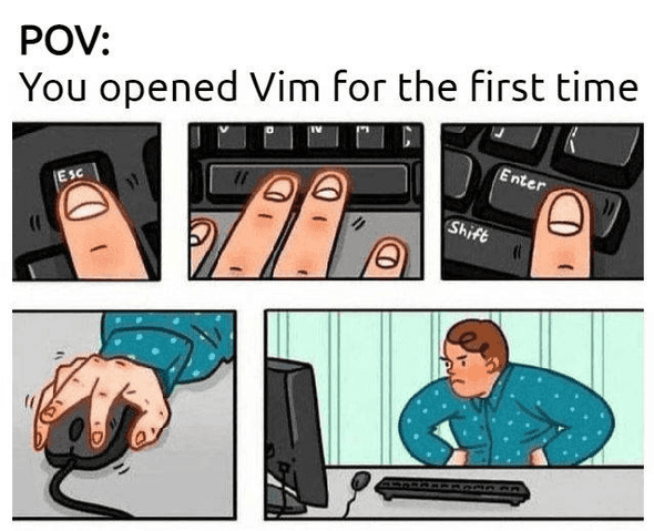 opening vim